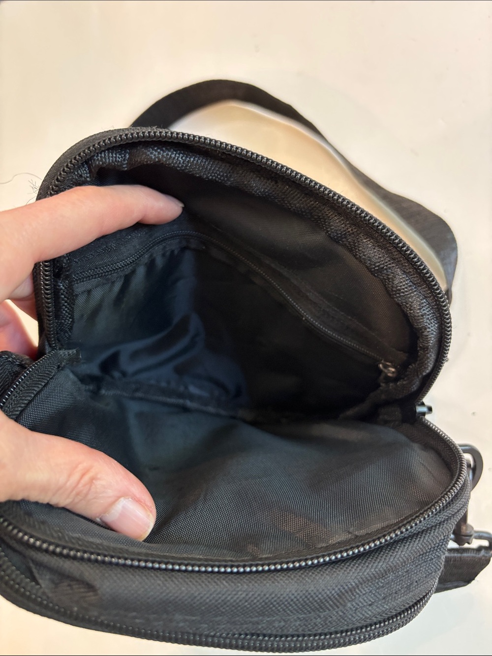 Carhartt Black Crossbody Belt Bag Adjustable Shoulder Utility Pack - Picture 11 of 15